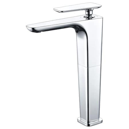 Alfi Brand Polished Chrome Tall Sgl Hole Modern Bathroom Faucet AB1778-PC